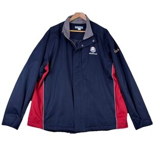 Cutter & Buck WeatherTec PGA RYDER CUP Golf Jacket Medinah 2012 Mens XL‎ Blue
